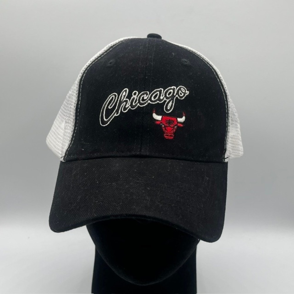 Kick 10 Chicago Bulls Miller Lite Trucker Hat Black White Mesh Snapback Cap